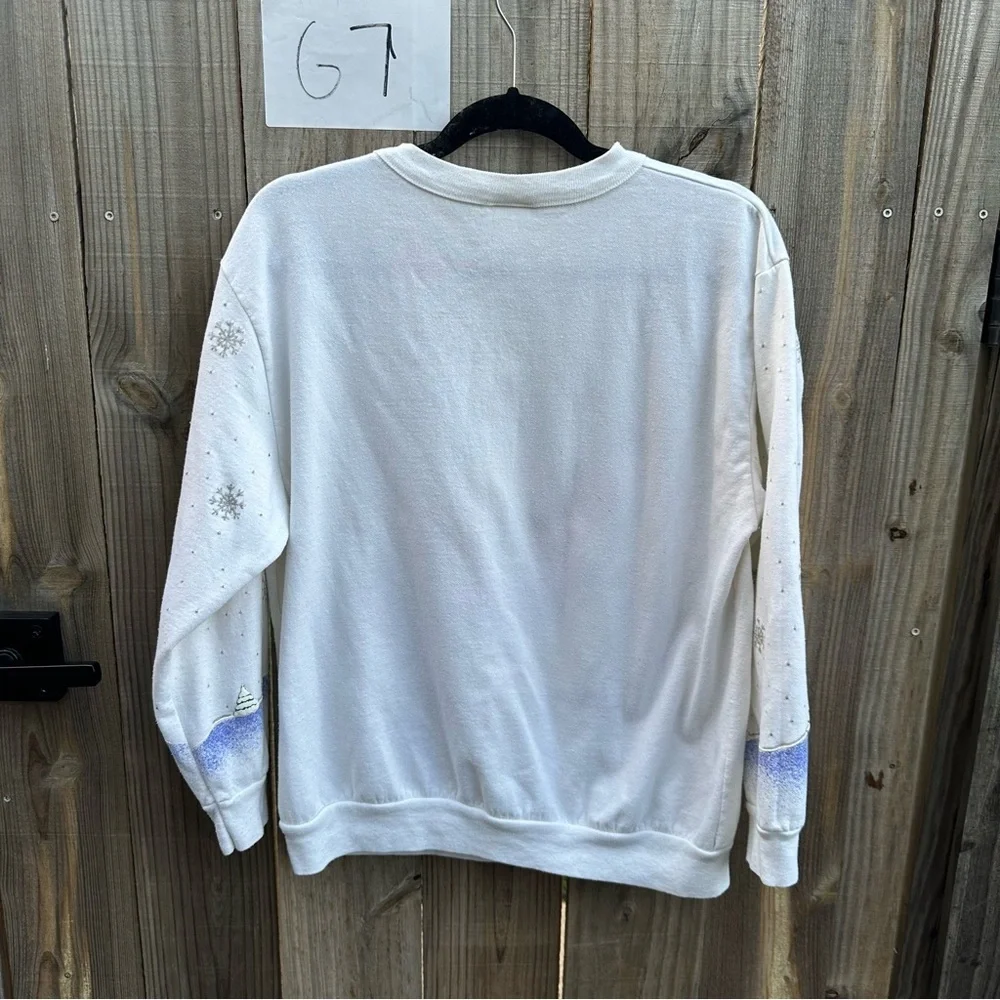 Vintage Christmas Sweatshirt Size Large